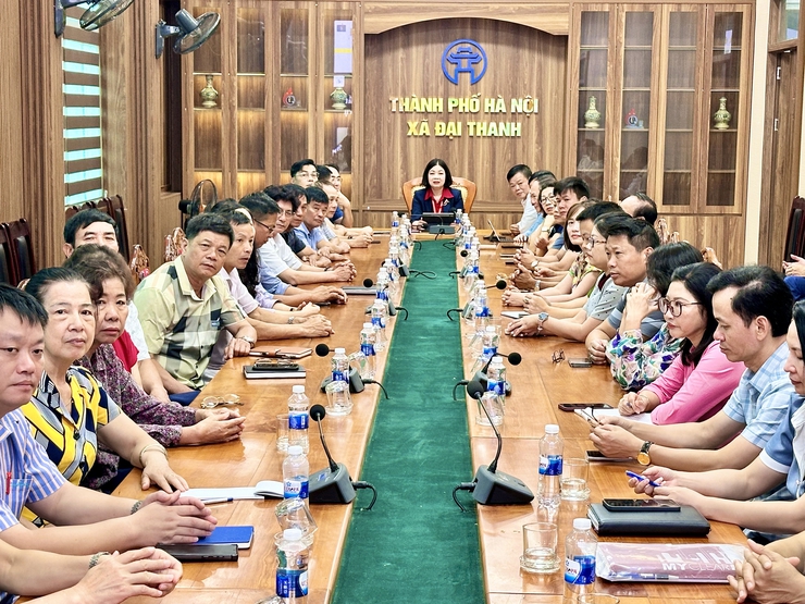 Xã Đại Thanh tham gia Hội nghị trực tuyến toàn quốc Sơ kết 1 năm vận hành mô hình tổ chức tổng thể của hệ thống chính trị và mô hình chính quyền 3 cấp