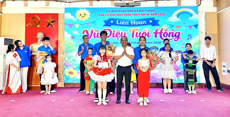 SÔI NỔI LIÊN HOAN “VŨ ĐIỆU TUỔI HỒNG” THIẾU NHI XÃ ĐẠI THANH HÈ 2026 - Ảnh 14.