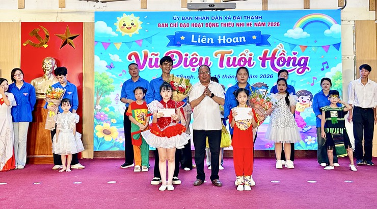 SÔI NỔI LIÊN HOAN “VŨ ĐIỆU TUỔI HỒNG” THIẾU NHI XÃ ĐẠI THANH HÈ 2026 - Ảnh 15.
