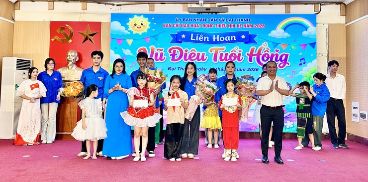 SÔI NỔI LIÊN HOAN “VŨ ĐIỆU TUỔI HỒNG” THIẾU NHI XÃ ĐẠI THANH HÈ 2026 - Ảnh 16.