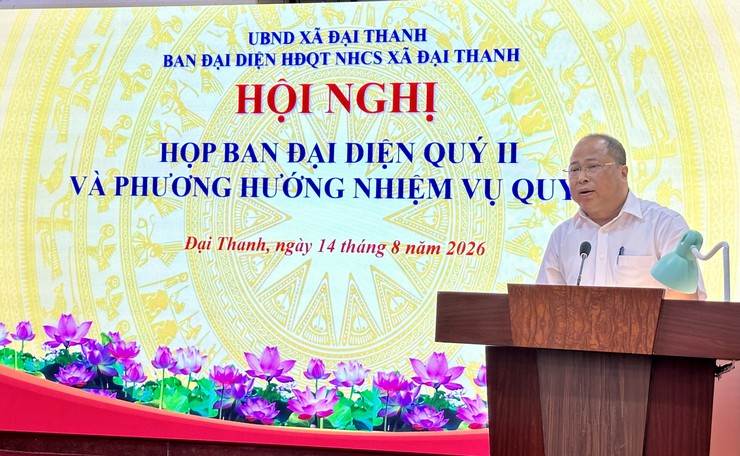 Xã Đại Thanh đánh giá kết quả tín dụng chính sách 7 tháng đầu năm 2026 - Ảnh 5.
