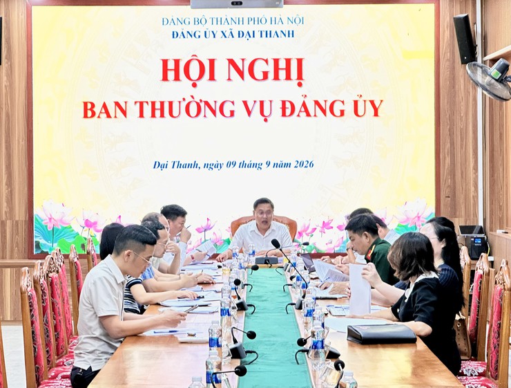 BAN THƯỜNG VỤ ĐẢNG ỦY XÃ ĐẠI THANH XEM XÉT NHIỀU NỘI DUNG QUAN TRỌNG - Ảnh 1.