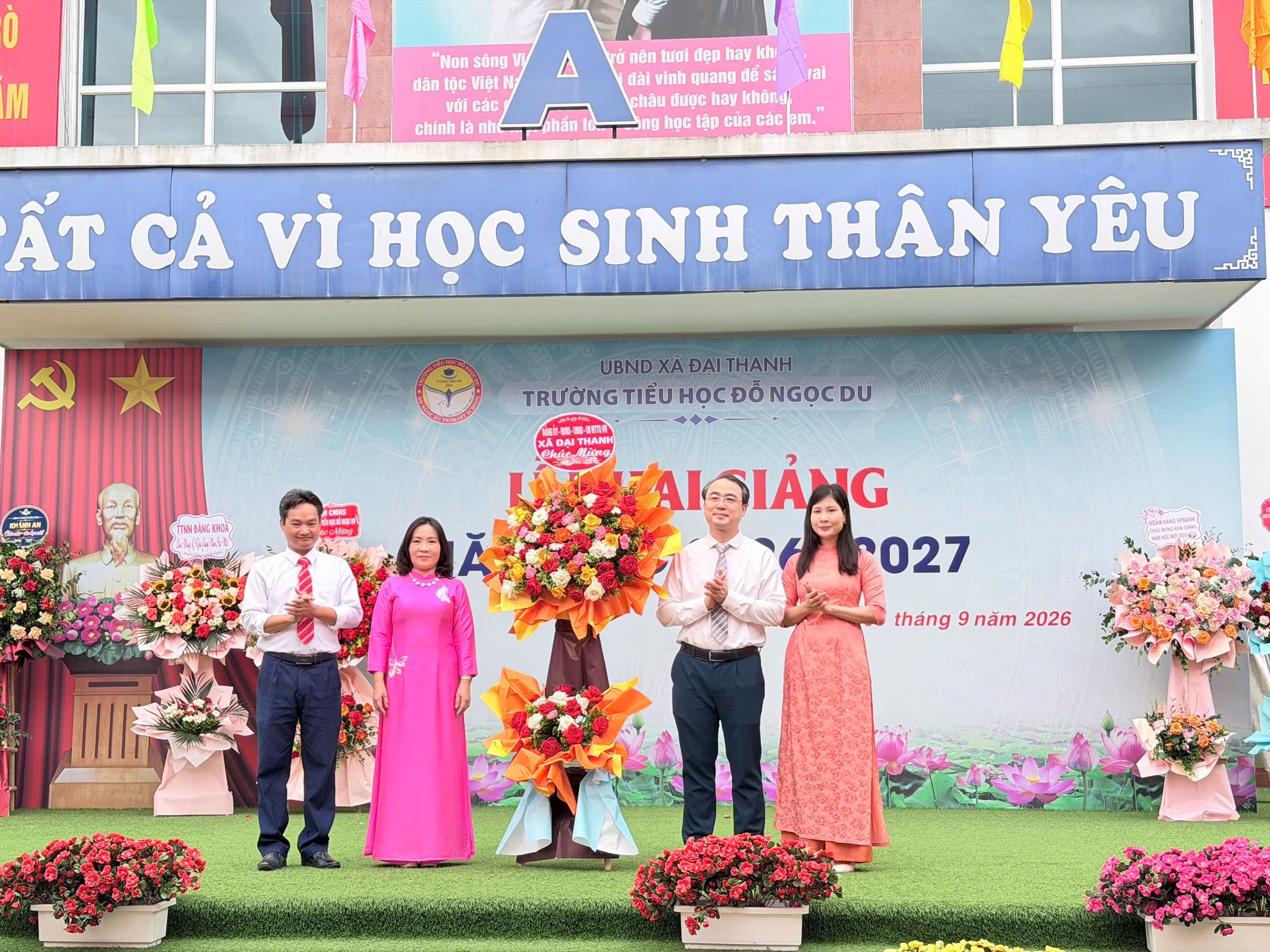 XÃ ĐẠI THANH: LỄ KHAI GIẢNG NĂM HỌC 2026-2027 ĐƯỢC TỔ CHỨC TRANG TRỌNG, VUI TƯƠI TẠI TẤT CẢ CÁC CẤP HỌC - Ảnh 13.